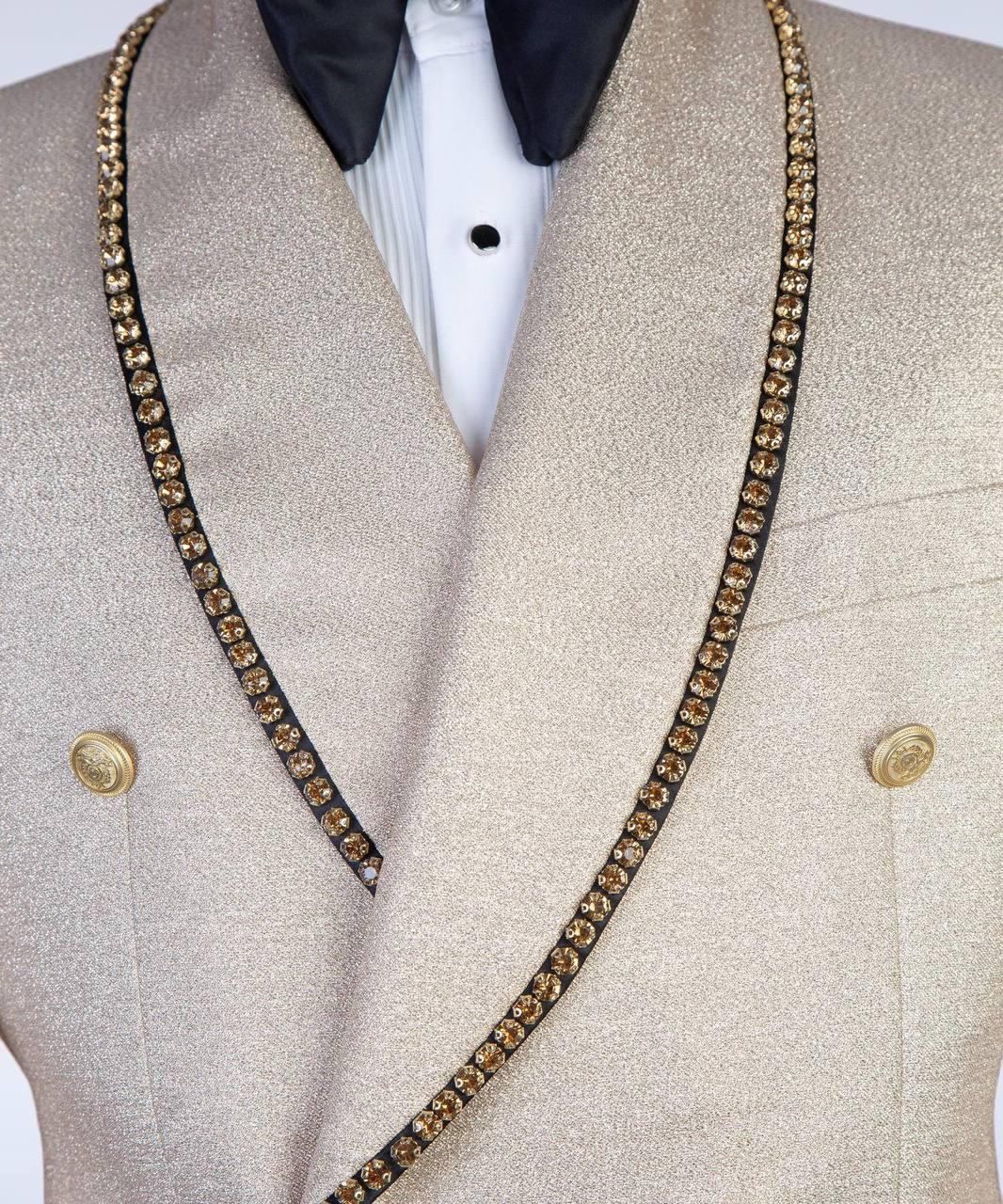 Jewelry Ornament Tuxedo – Black/Gold XIX – view 3