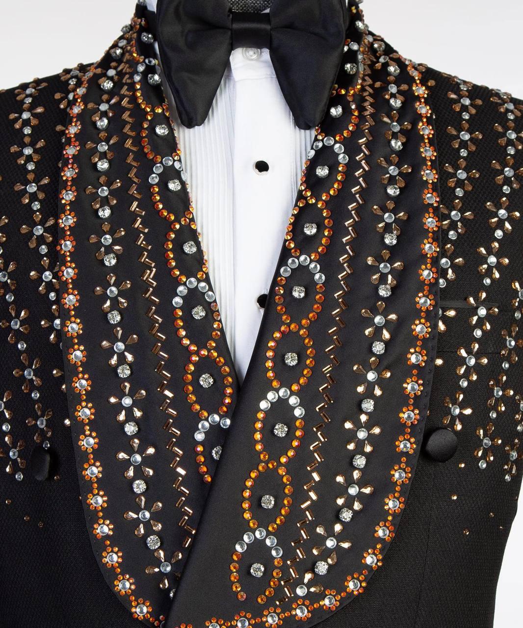 Jewelry Ornament Tuxedo – Black/Gold XVI – view 4