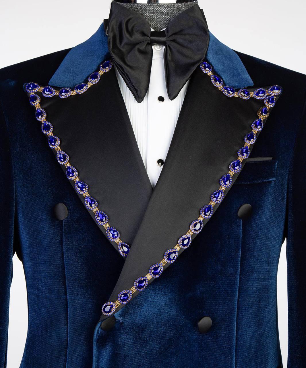 Jewelry Ornament Tuxedo – Black/Gold XIV – view 3