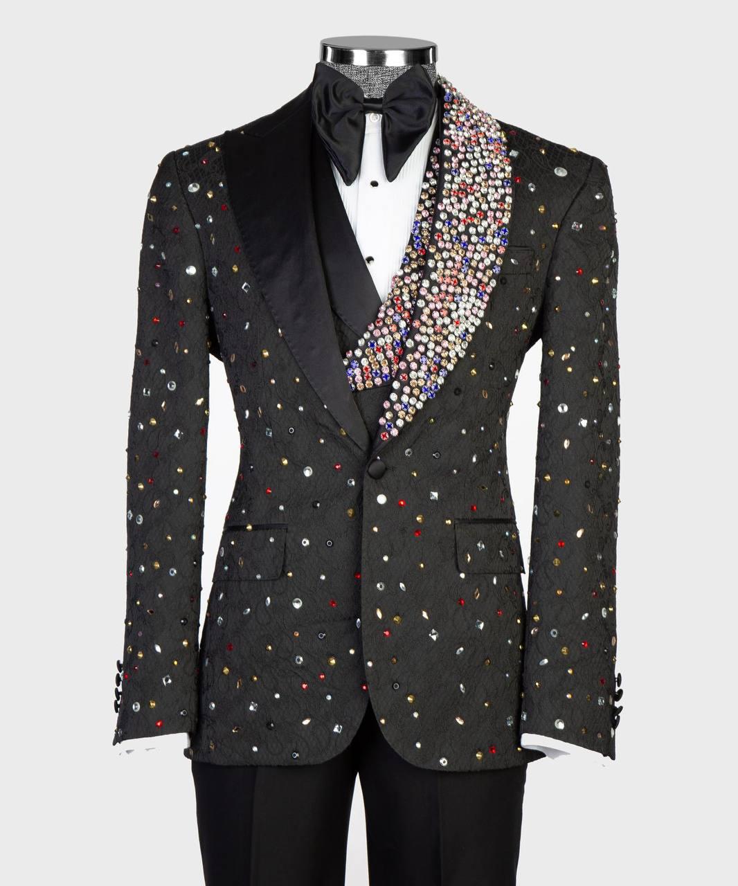Jewelry Ornament Tuxedo – Black VII – view 2