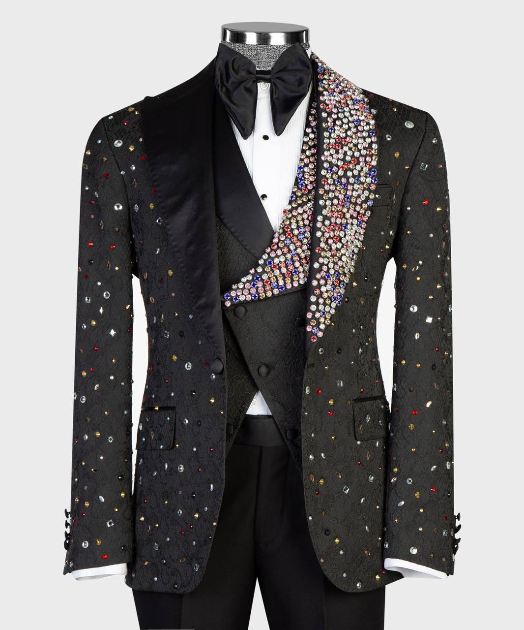 Jewelry Ornament Tuxedo Black VII