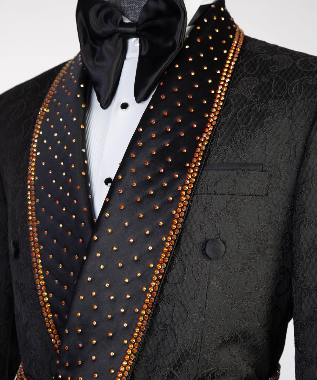 Jewelry Ornament Tuxedo – Black/Gold XIII – view 4