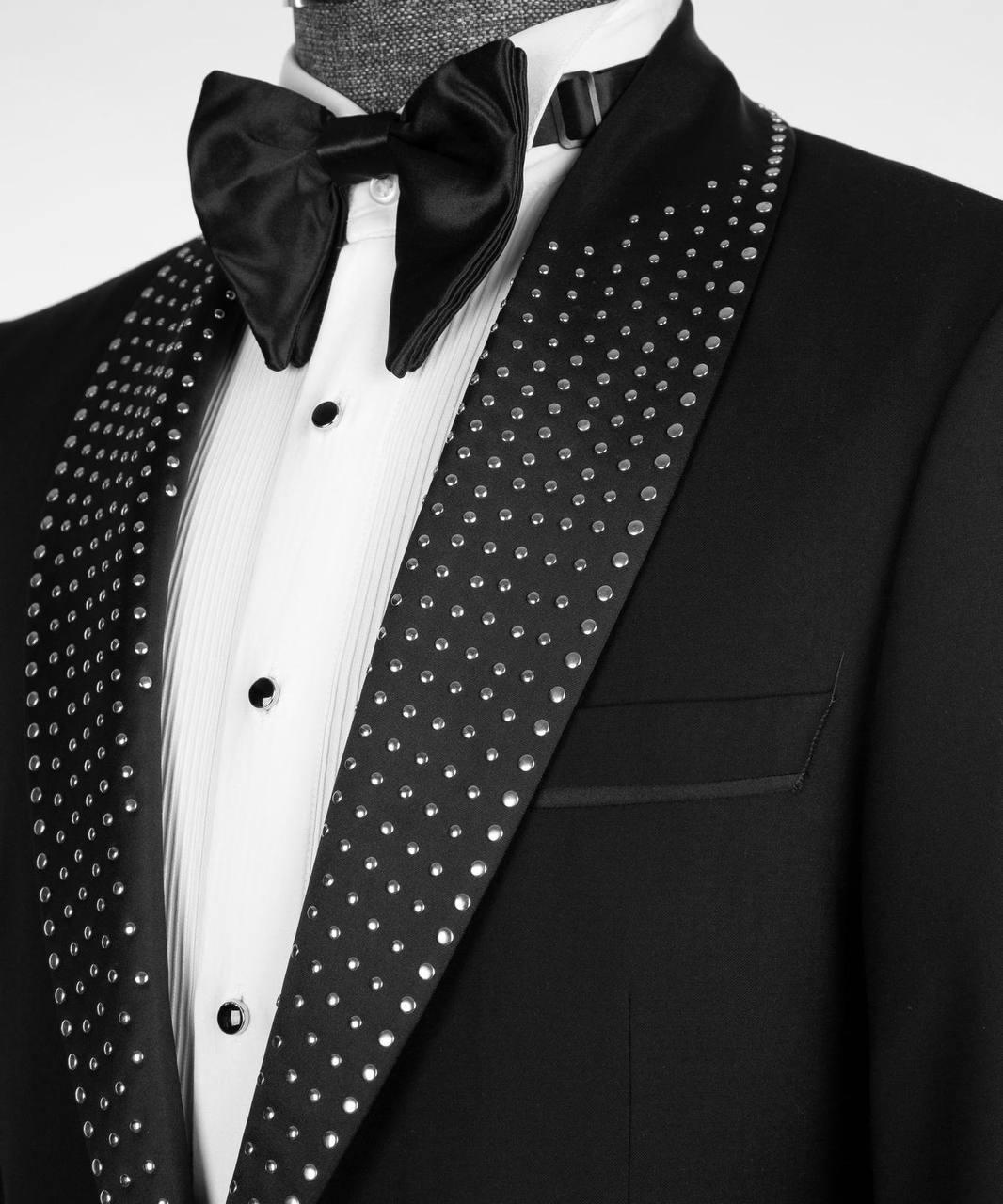Jewelry Ornament Tuxedo – Black/Gold IX – view 4