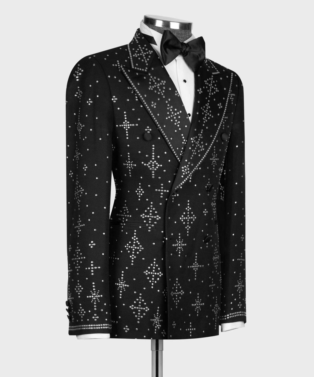 Jewelry Ornament Tuxedo – Black/Gold VIII – view 2