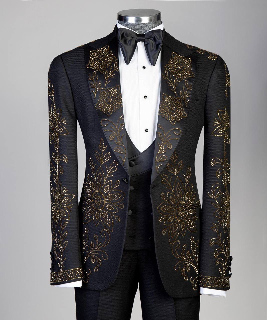 Jewelry Ornament Tuxedo Black Gold III