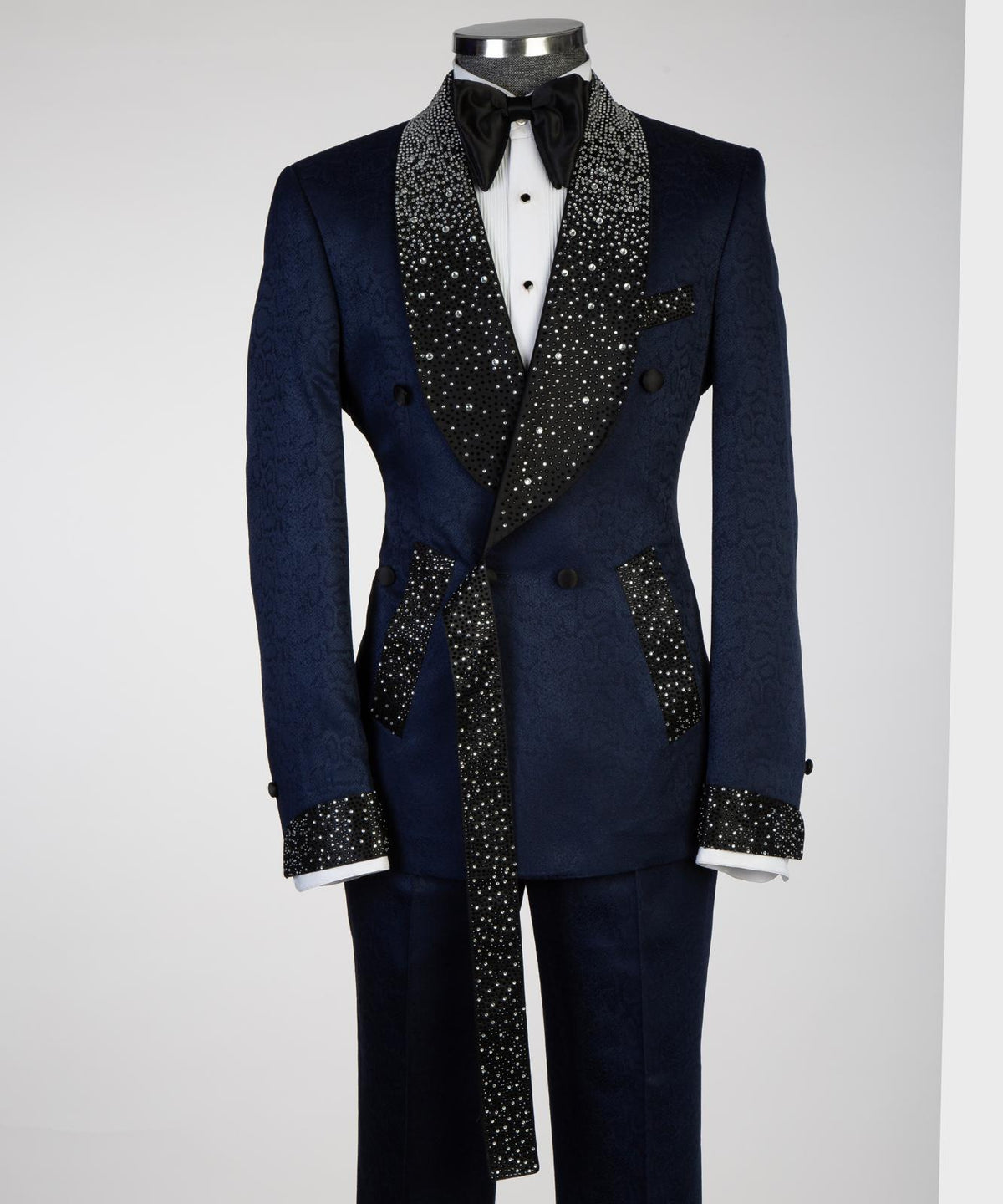 Jewelry Ornament Tuxedo Navy Blue III