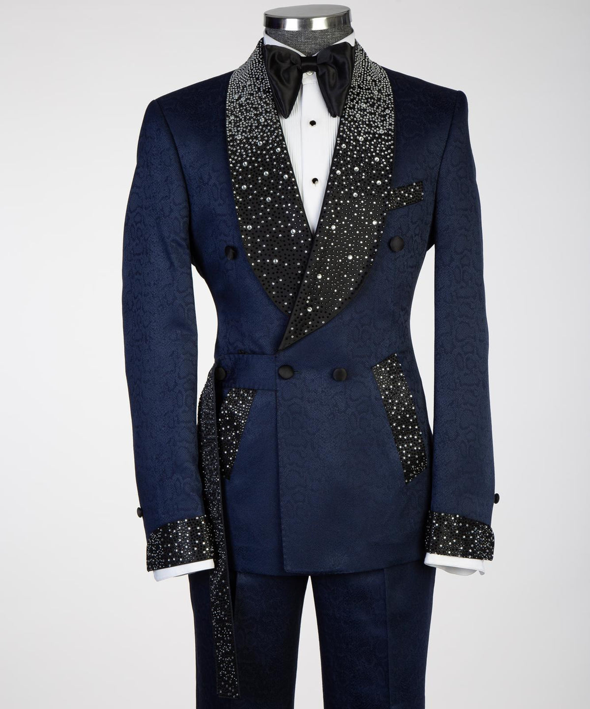 Jewelry Ornament Tuxedo – Navy Blue III – view 2