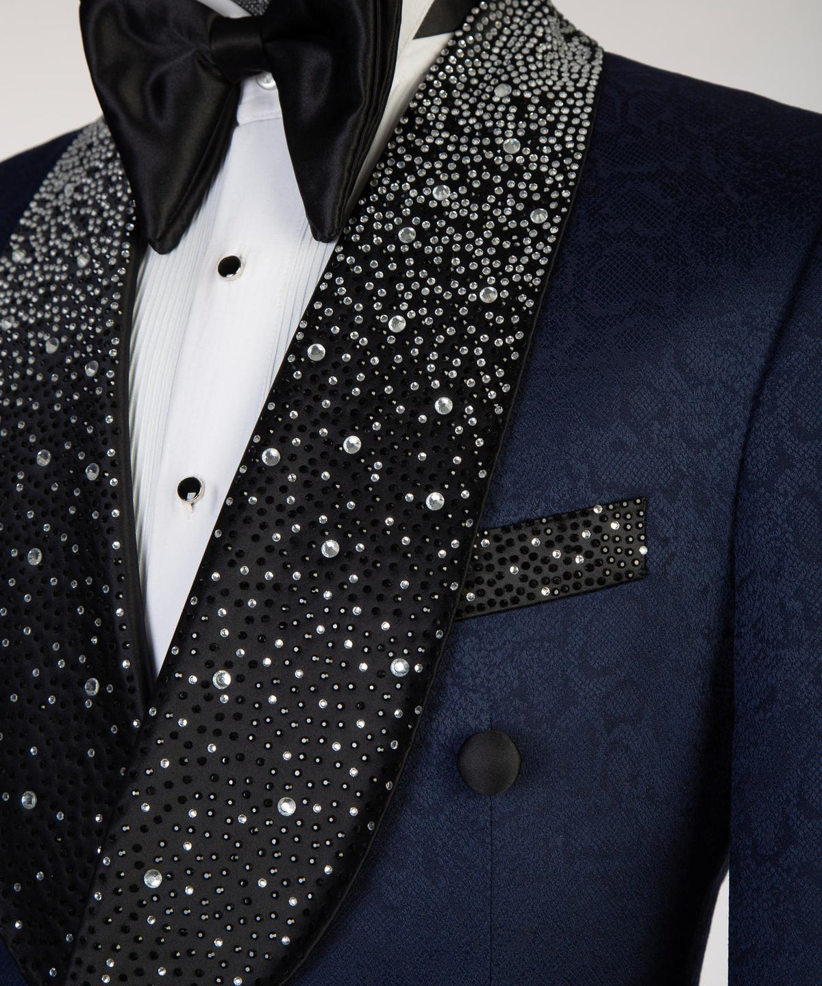 Jewelry Ornament Tuxedo – Navy Blue III – view 4