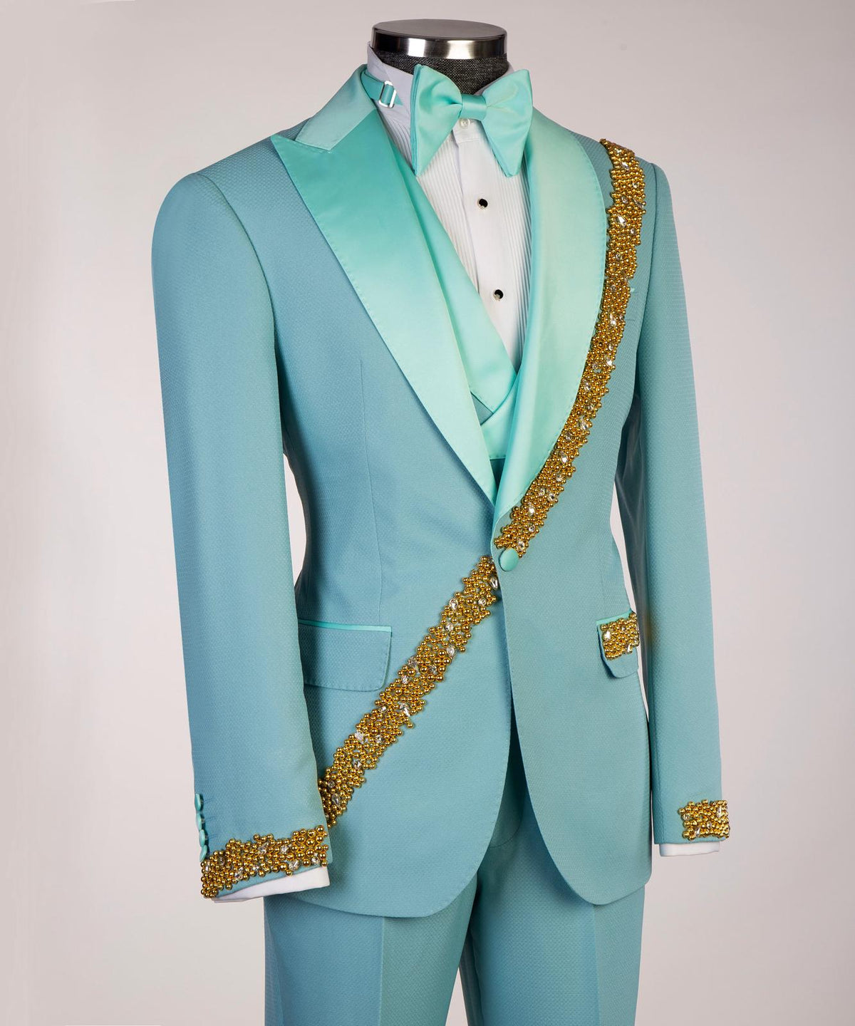 Jewelry Ornament Tuxedo – Blue II – view 2