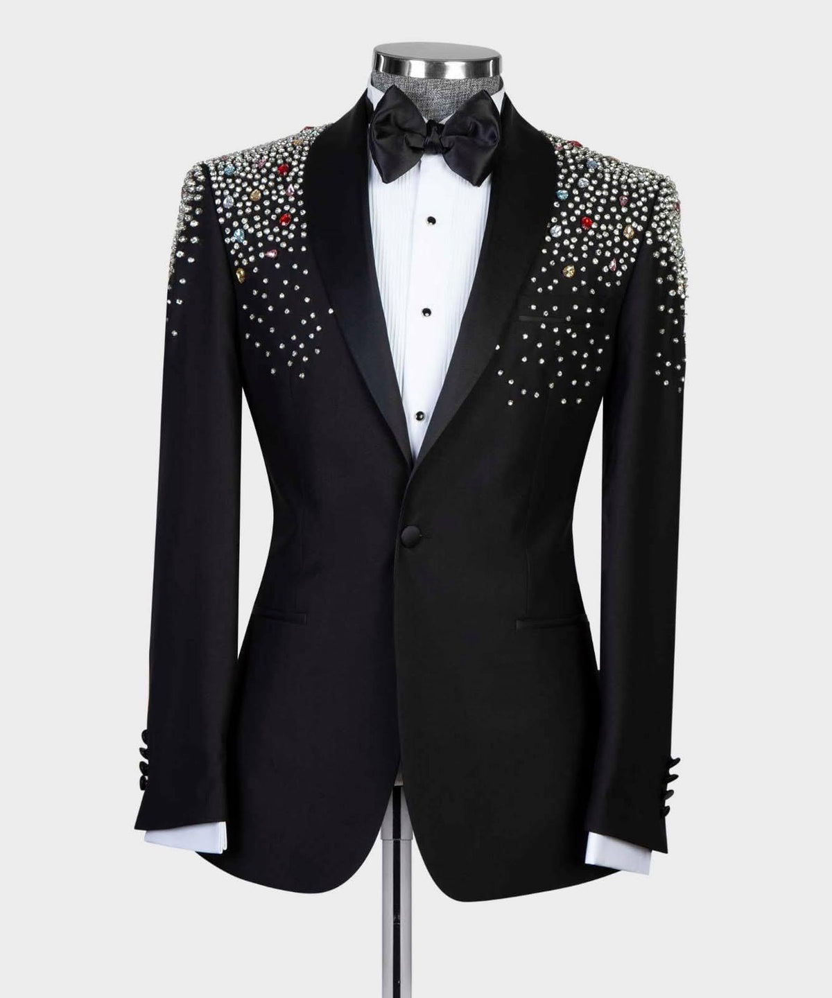 Jewelry Ornament Tuxedo Black V