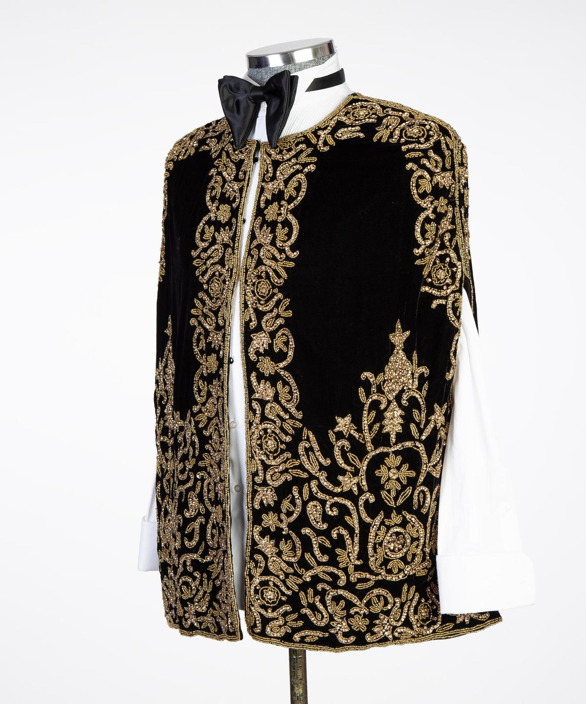 Jewelry Ornament Tuxedo – Black/Gold Embroidered II – view 2