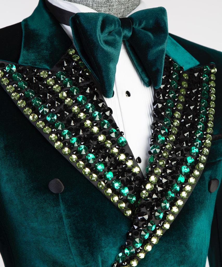 Jewelry Ornament Tuxedo – Green II – view 4