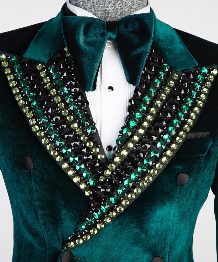 Jewelry Ornament Tuxedo – Green II – view 3