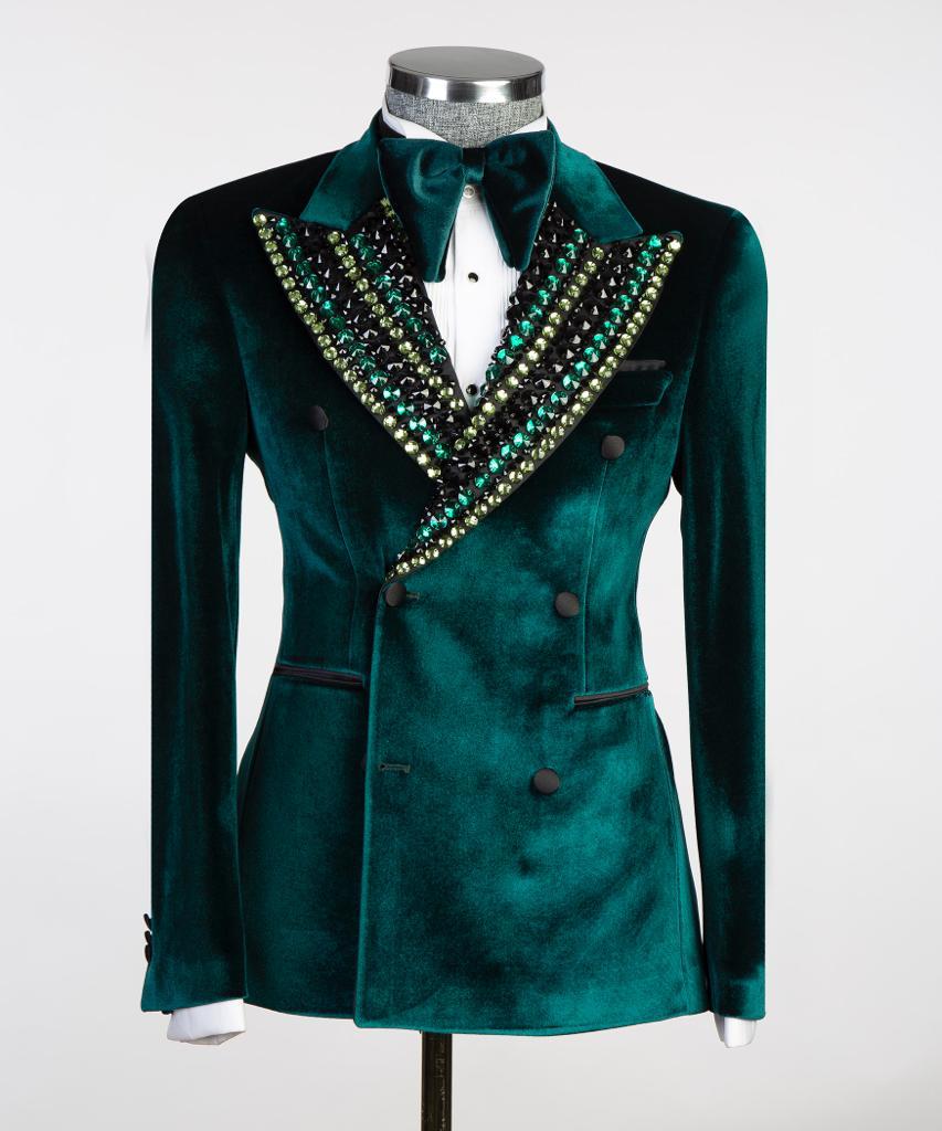 Jewelry Ornament Tuxedo Green II