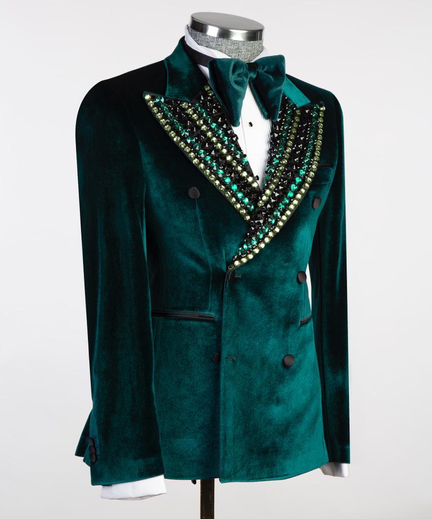 Jewelry Ornament Tuxedo – Green II – view 2