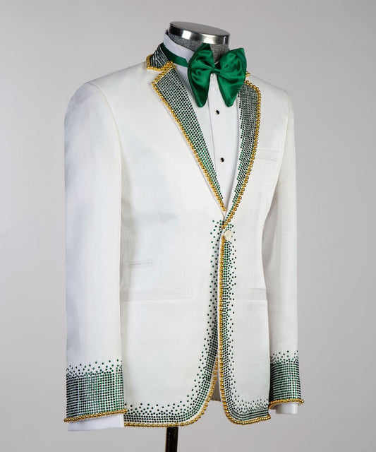 Jewelry Ornament Tuxedo – White III – view 2