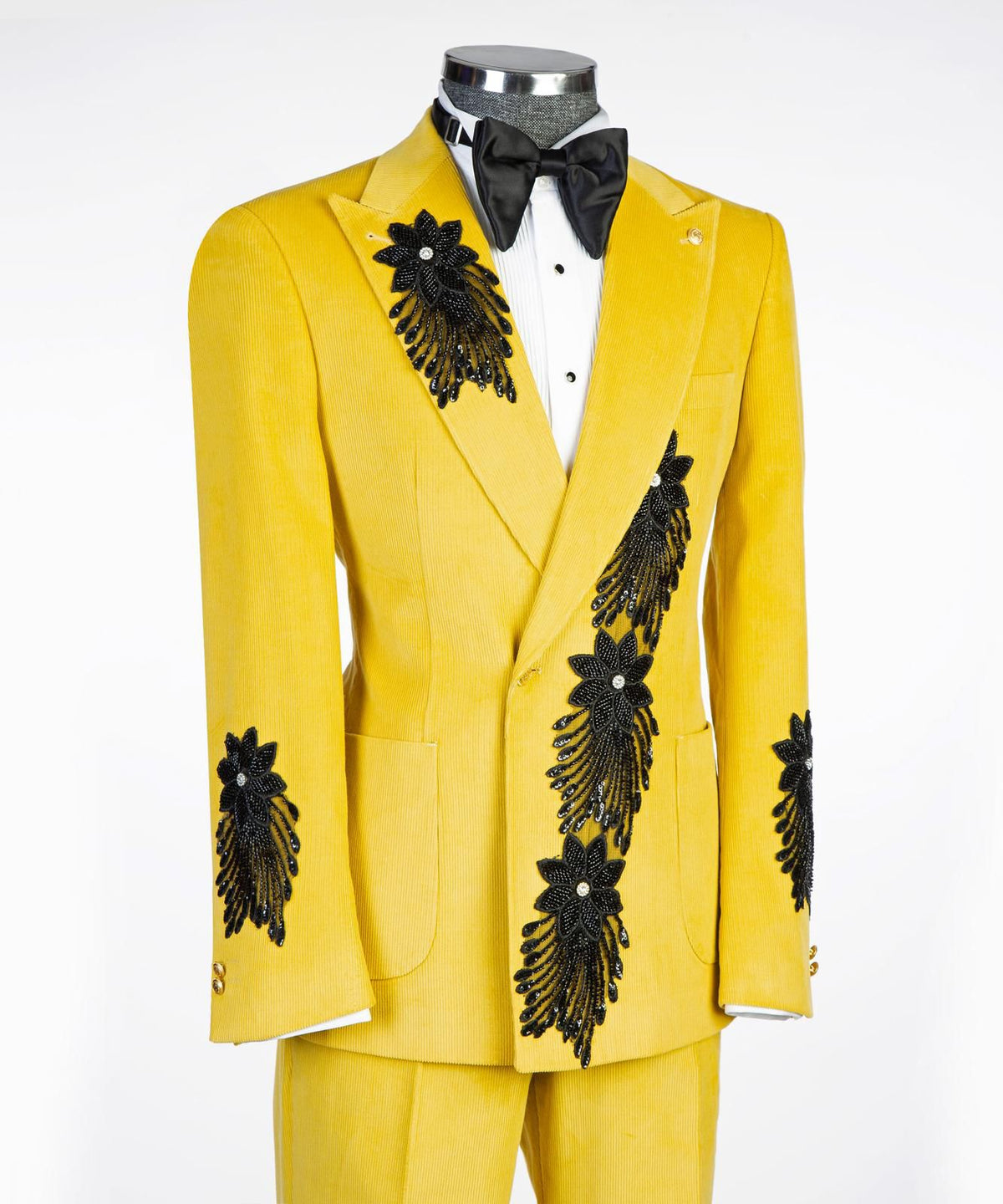 Jewelry Ornament Tuxedo – Yellow I – view 2