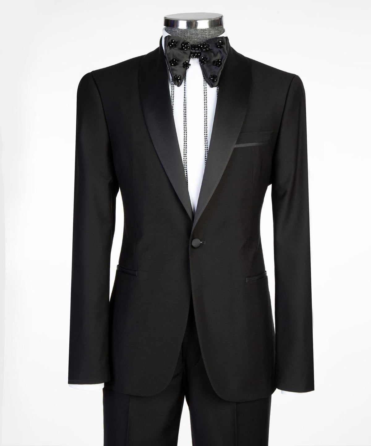 Jewelry Ornament Tuxedo – Black with Shirt – view 2