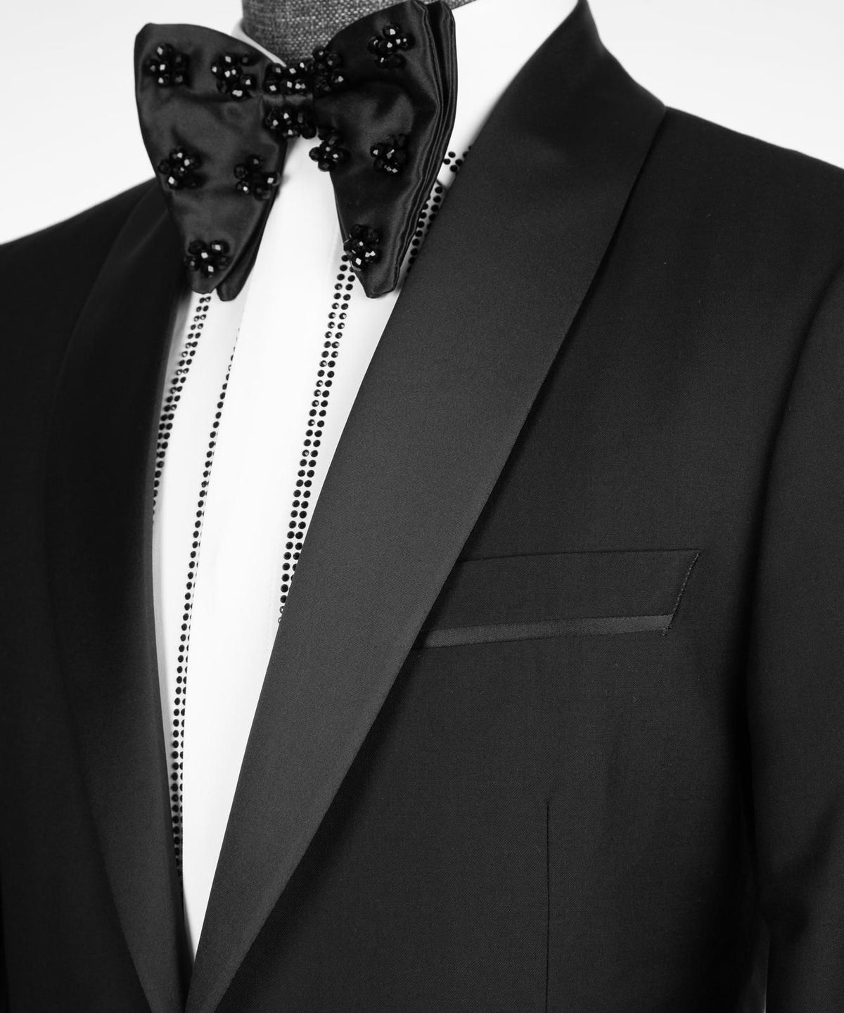 Jewelry Ornament Tuxedo – Black with Shirt – view 3