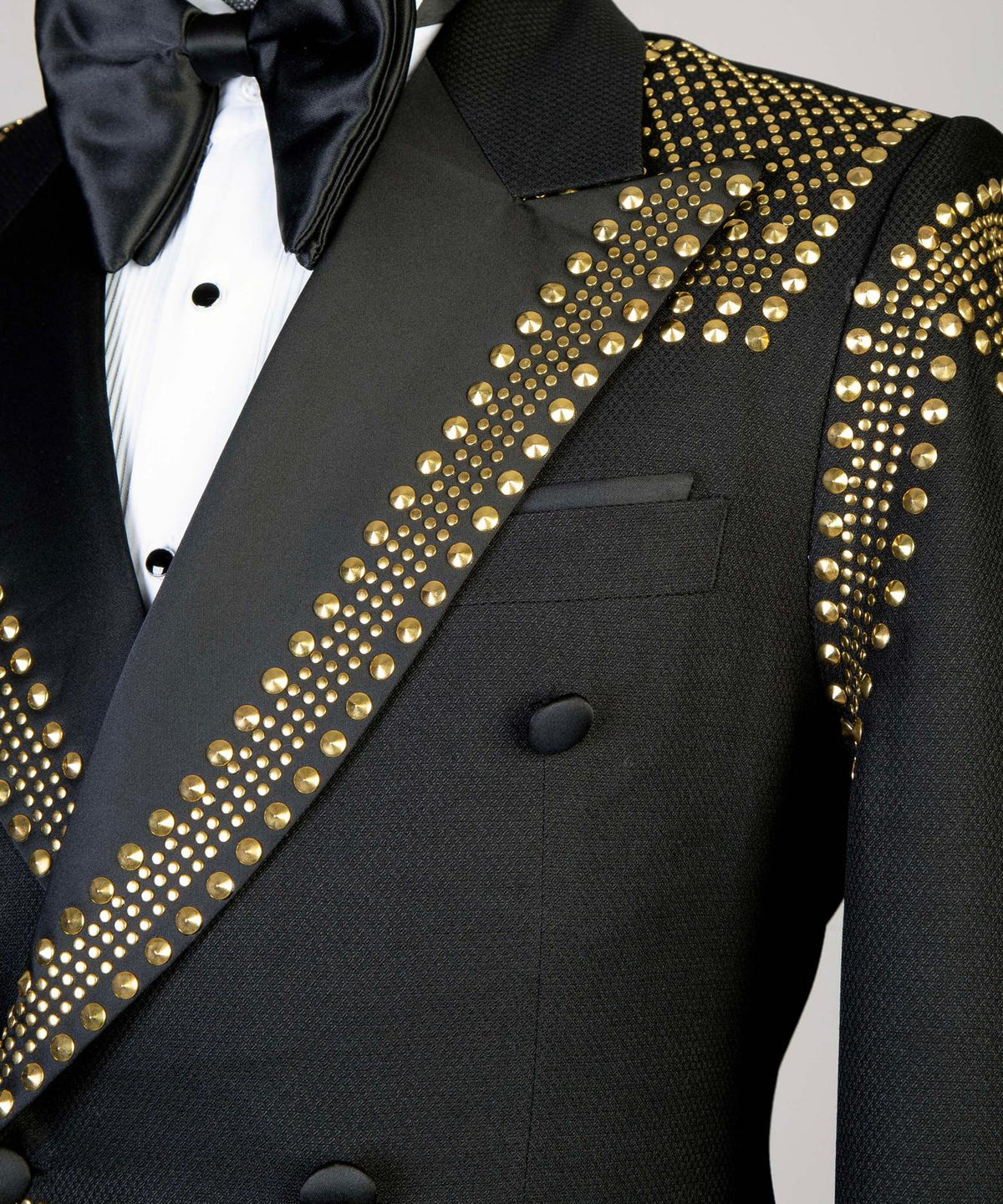 Jewelry Ornament Tuxedo – Black/Gold – view 4