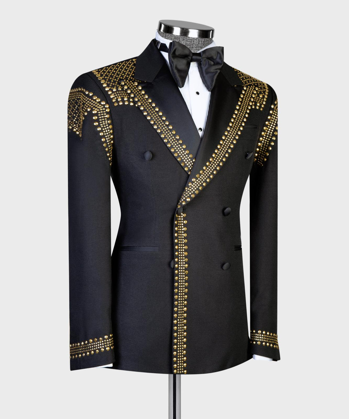 Jewelry Ornament Tuxedo – Black/Gold – view 2