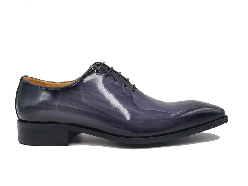 Wholecut Patent Leather Oxford (Gray)