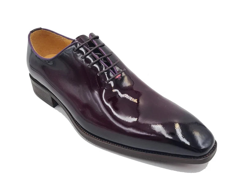 Wholecut Patent Leather Oxford (Purple)