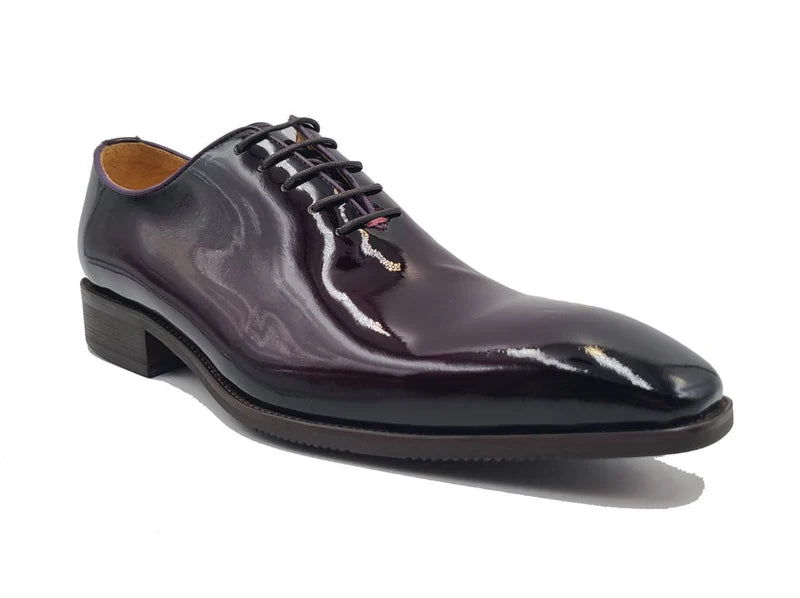 Wholecut Patent Leather Oxford (Purple)