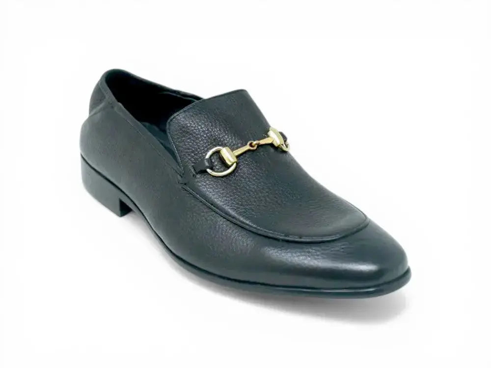 KS525-305 Soft Leather Casual Buckle Loafer/Mule