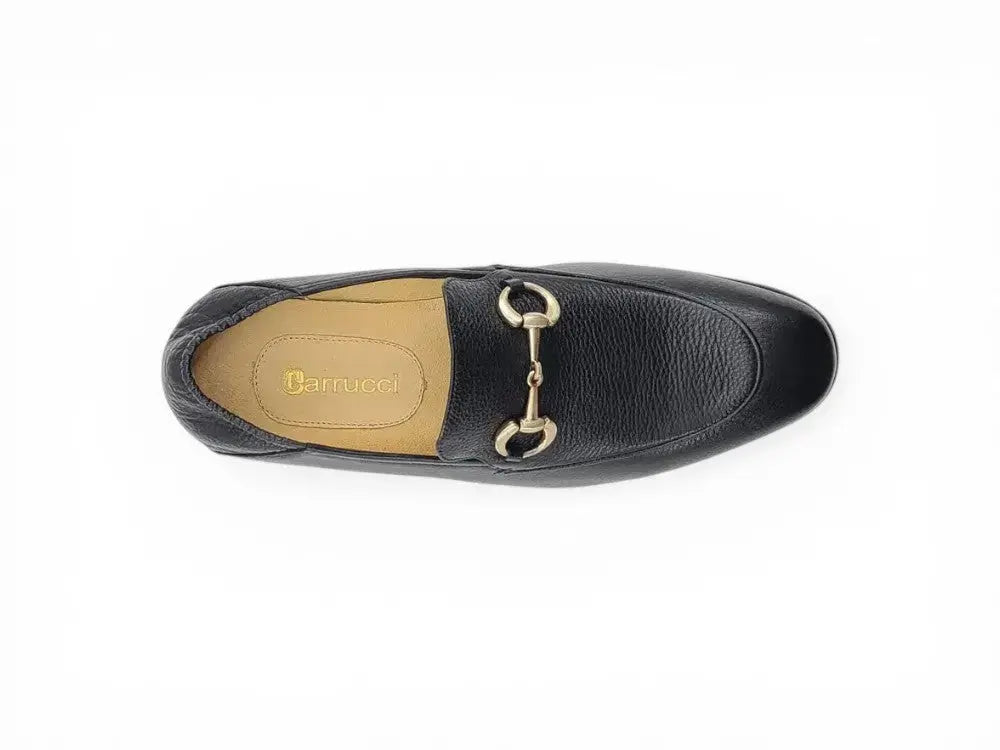 KS525-305 Soft Leather Casual Buckle Loafer/Mule
