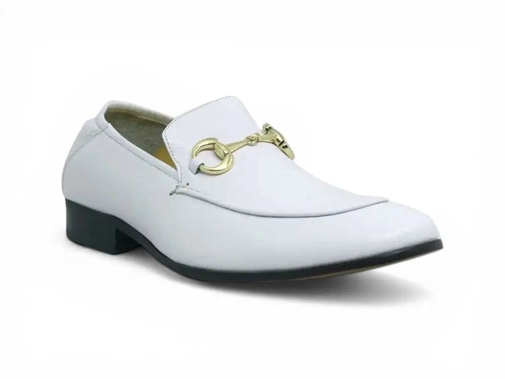 KS525-305 Soft Leather Casual Buckle Loafer/Mule