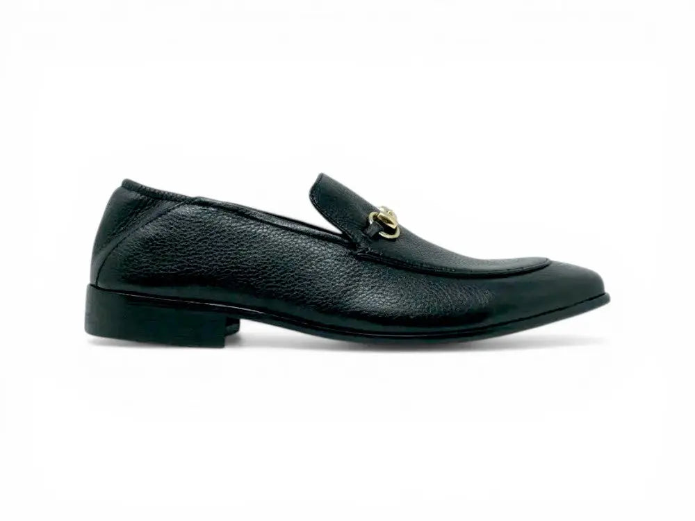 KS525-305 Soft Leather Casual Buckle Loafer/Mule