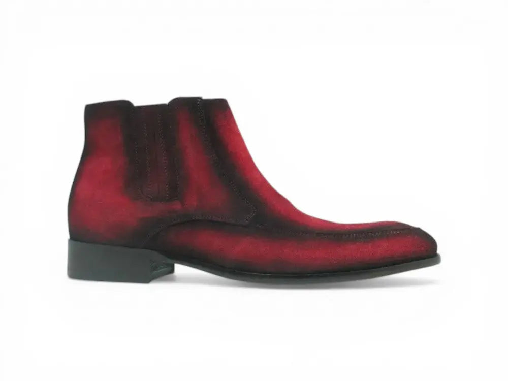 Leather Suede Chelsea Boots