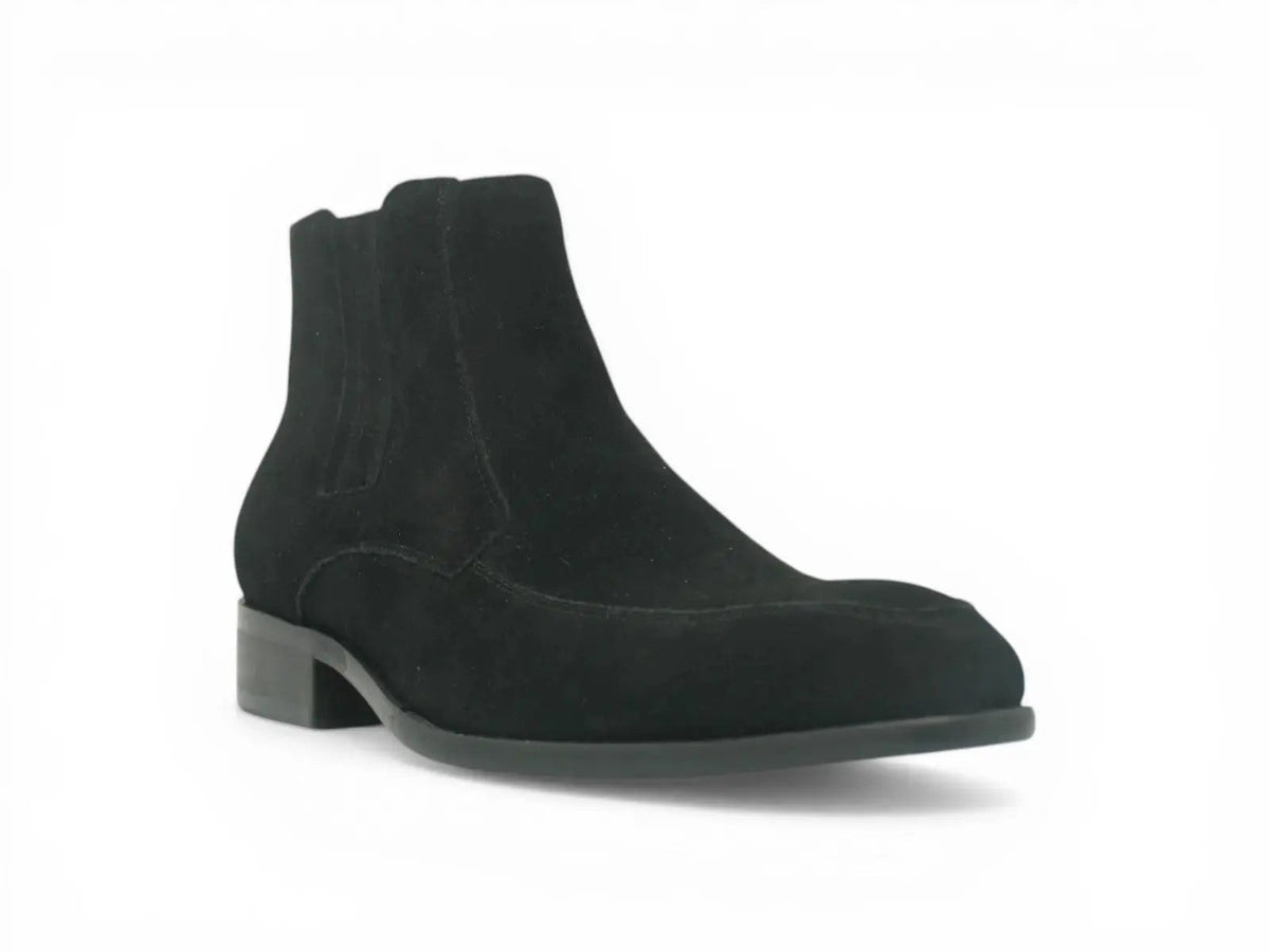 Leather Suede Chelsea Boots