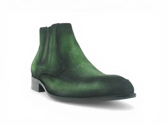 Leather Suede Chelsea Boots