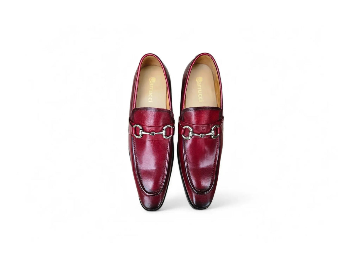 Men's Burnished Signature Buckle Loafer