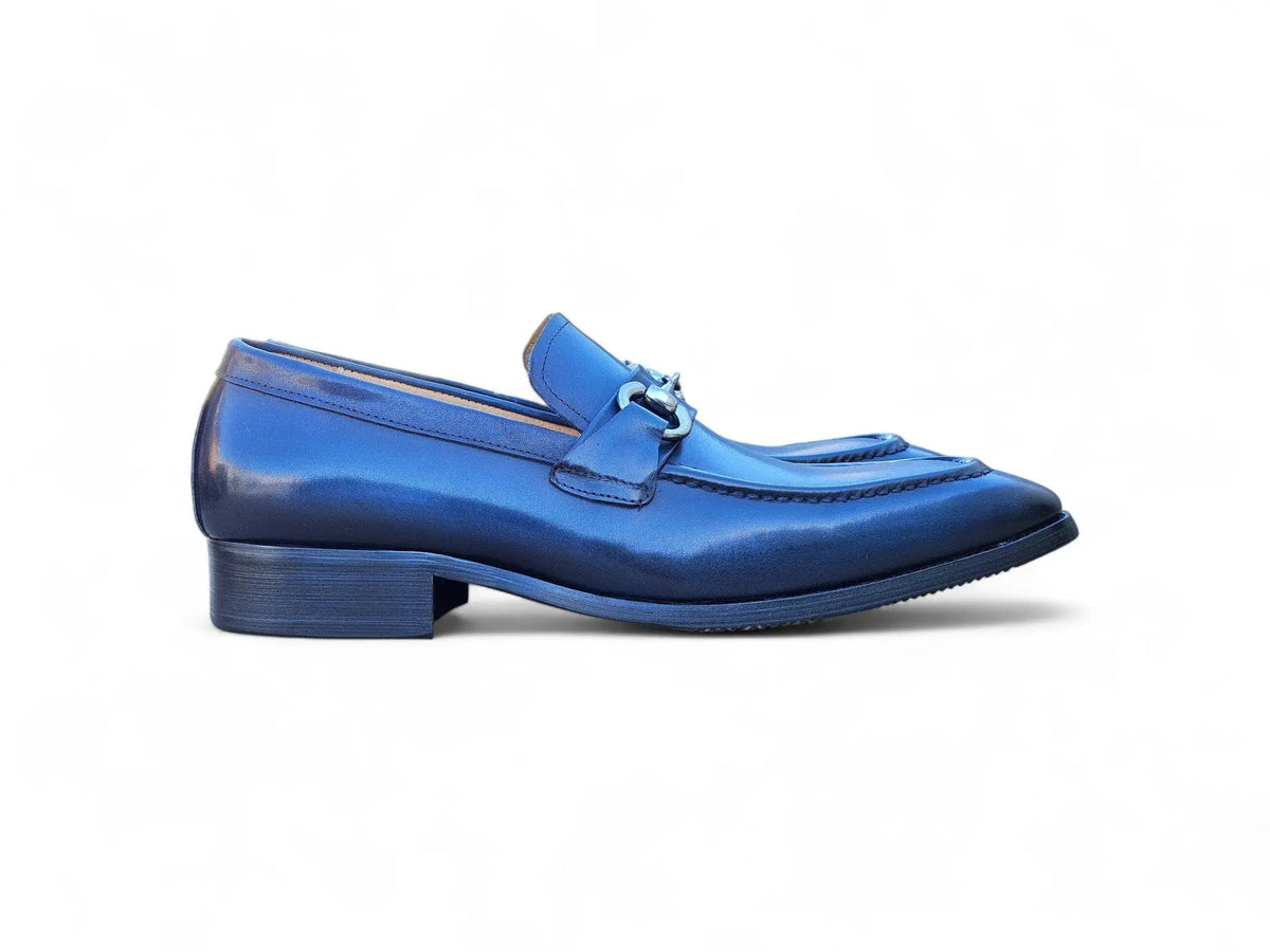 Men's Burnished Signature Buckle Loafer