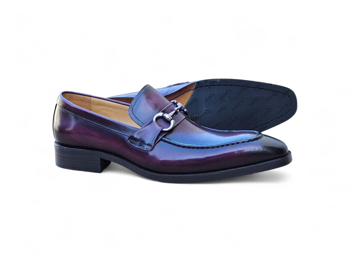 Men's Burnished Signature Buckle Loafer