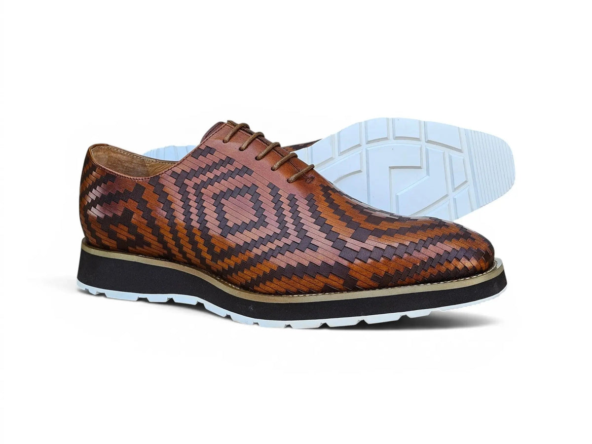 Mosaic Leather Oxford