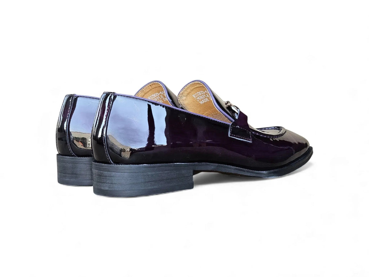 Patent Leather Buckle Loafer