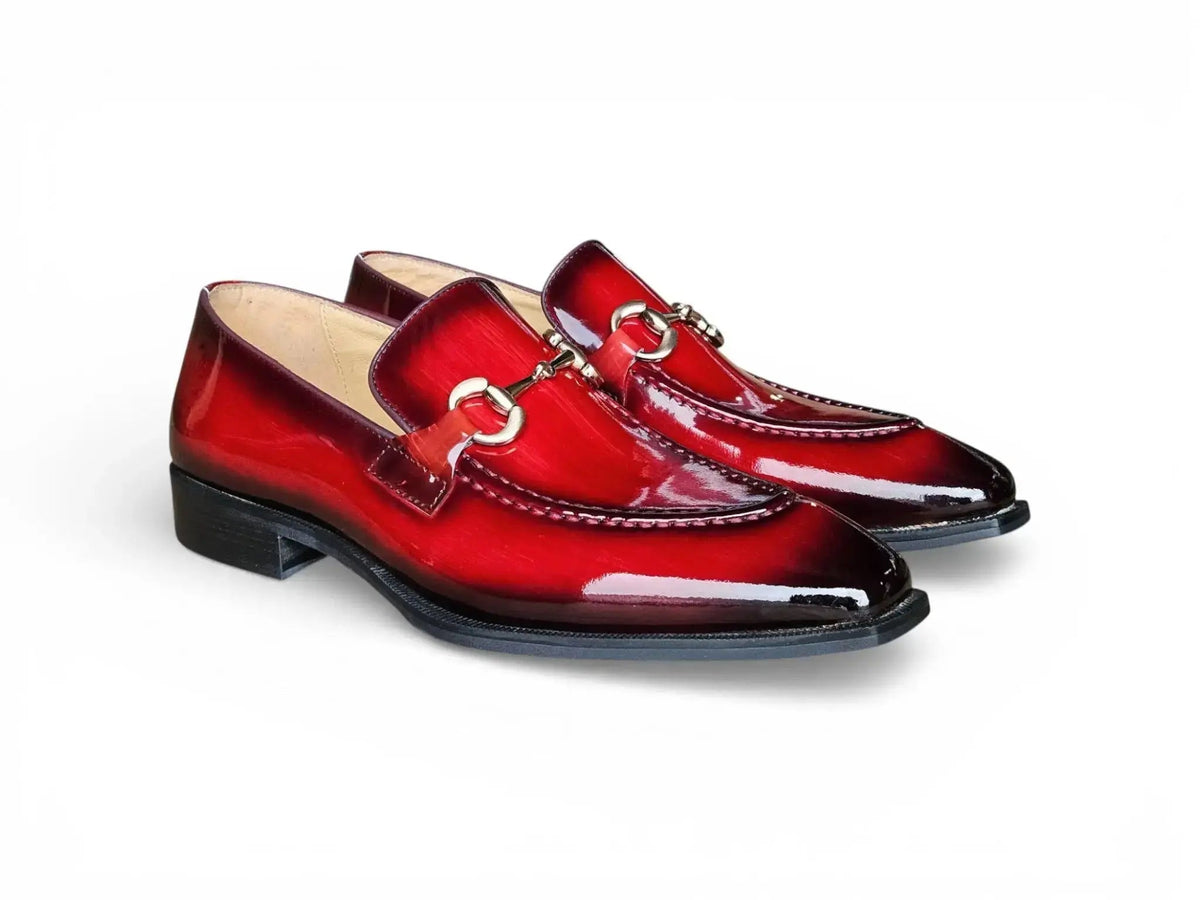 Patent Leather Buckle Loafer