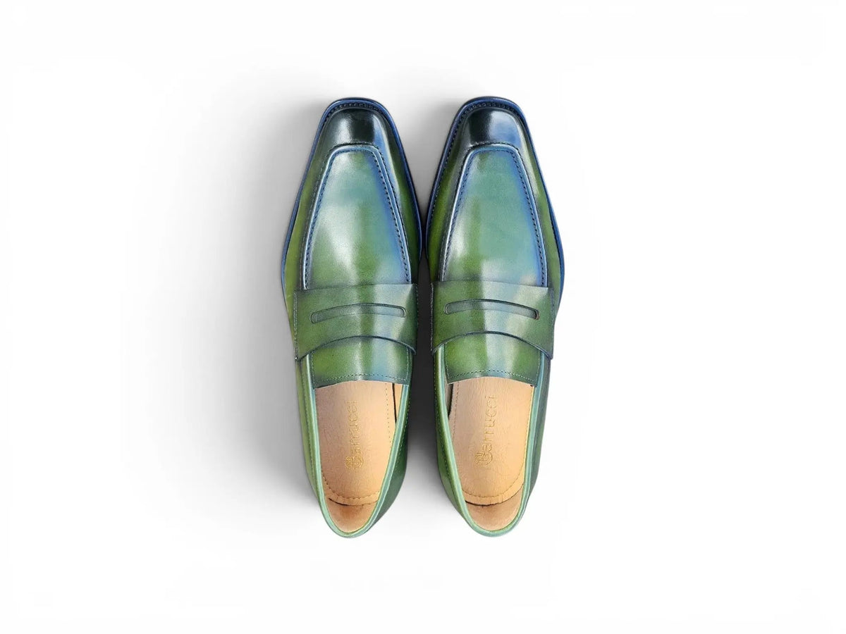 Patina Finished Penny Loafer