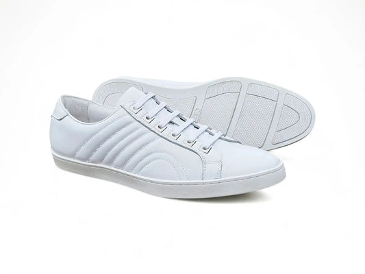 Primo Hand Burnished Leather Sneakers