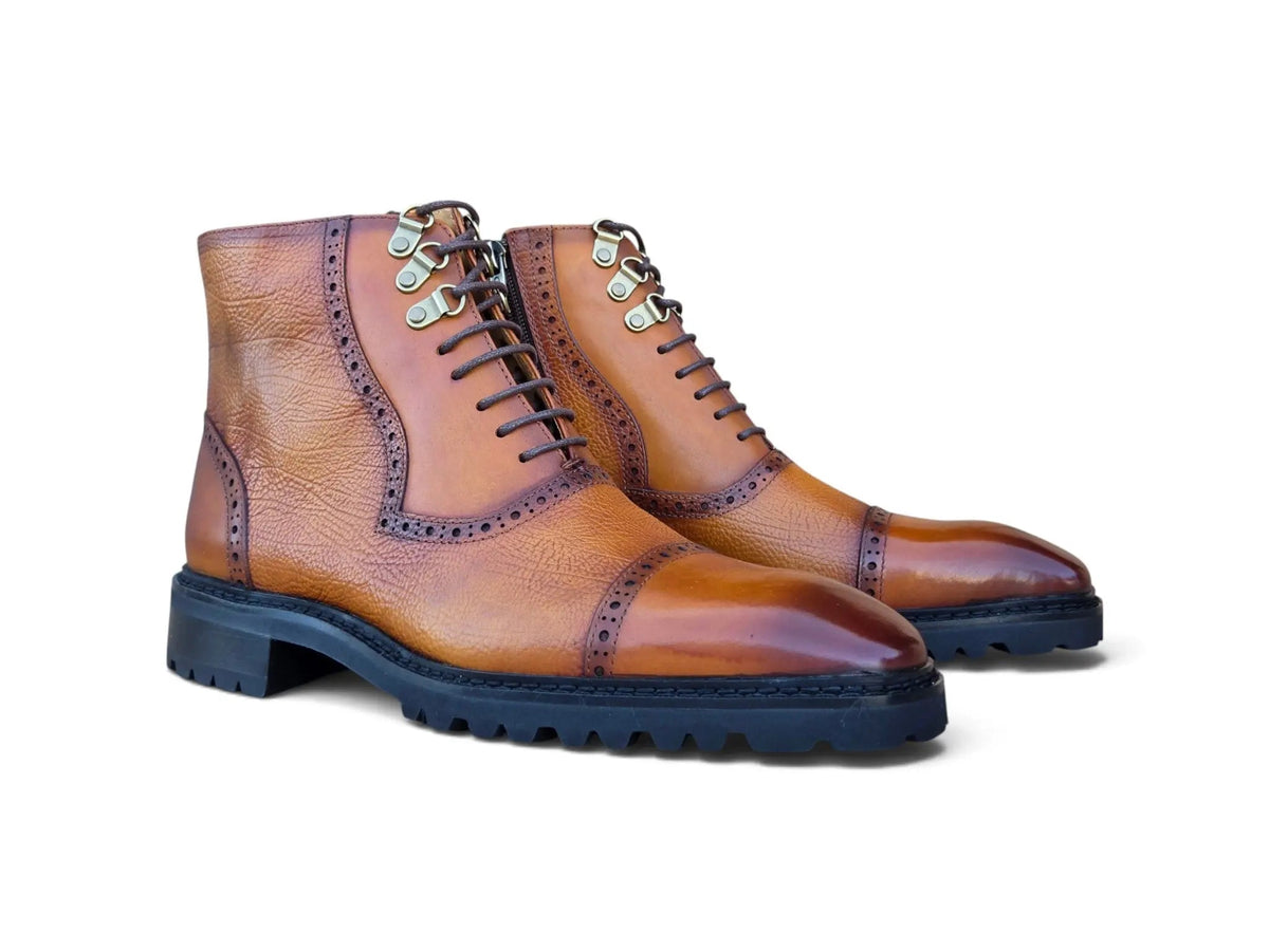 Ridge Men’s Cap Toe Lug Sole Boot