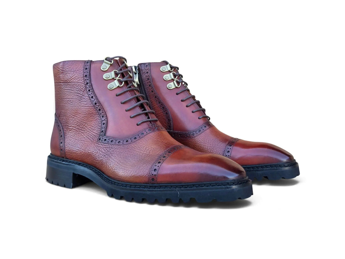Ridge Men’s Cap Toe Lug Sole Boot