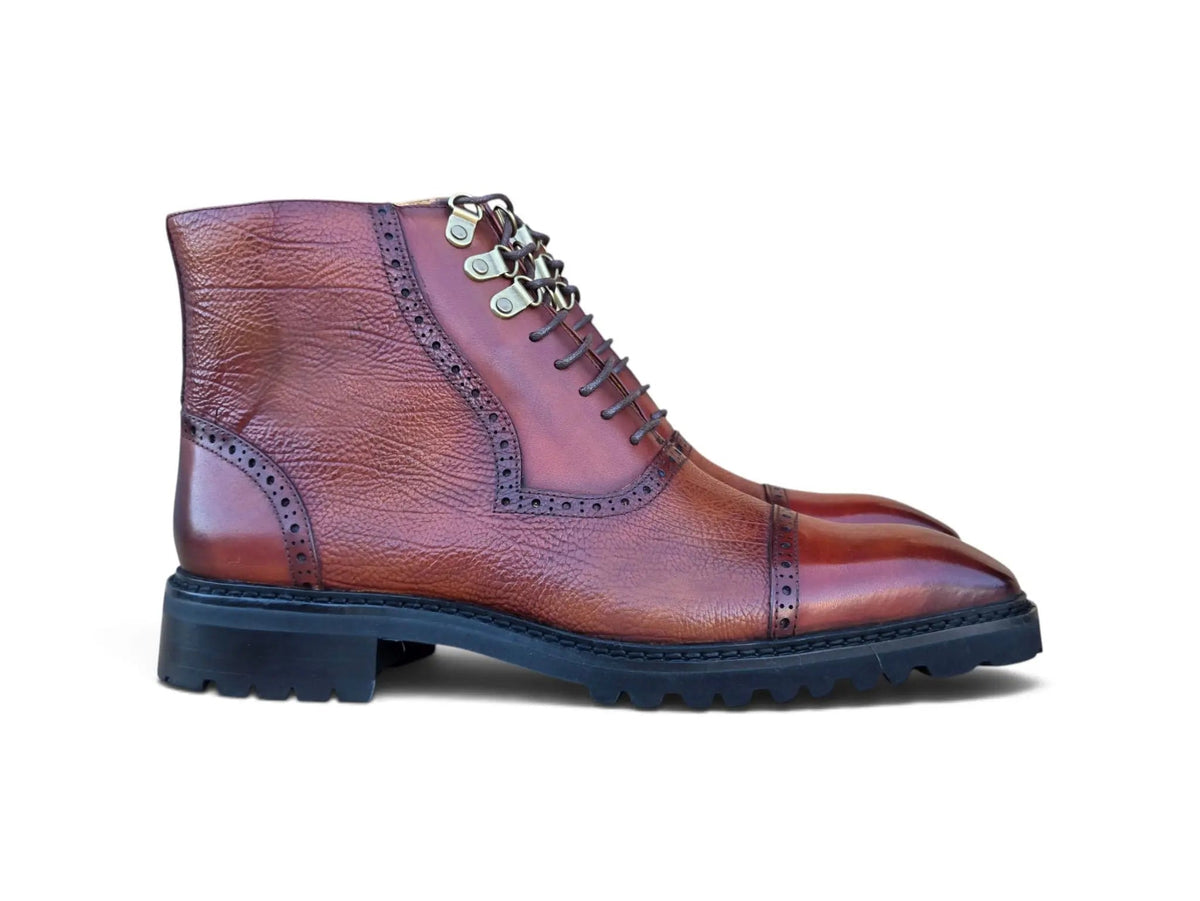 Ridge Men’s Cap Toe Lug Sole Boot
