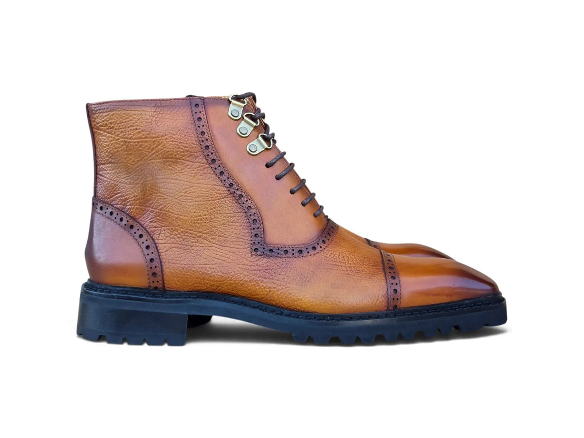 Ridge Men’s Cap Toe Lug Sole Boot