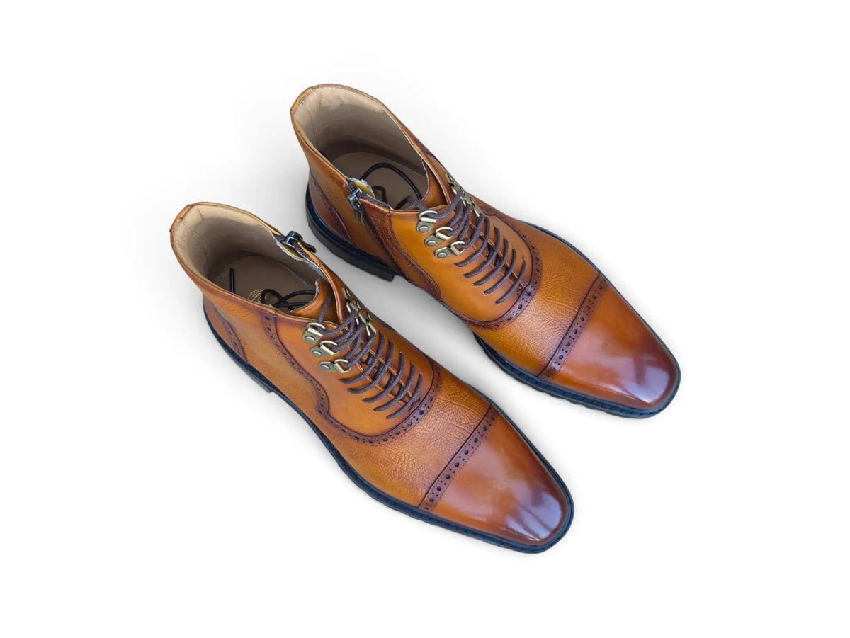Ridge Men’s Cap Toe Lug Sole Boot