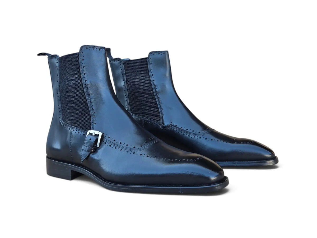 Rocco Burnished Leather Chelsea Boot