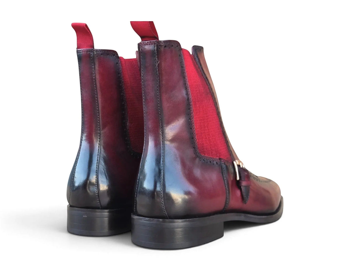 Rocco Burnished Leather Chelsea Boot